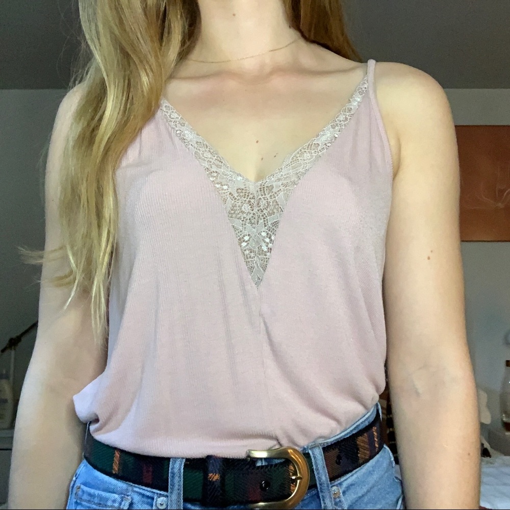 American Eagle Pink Tank Top